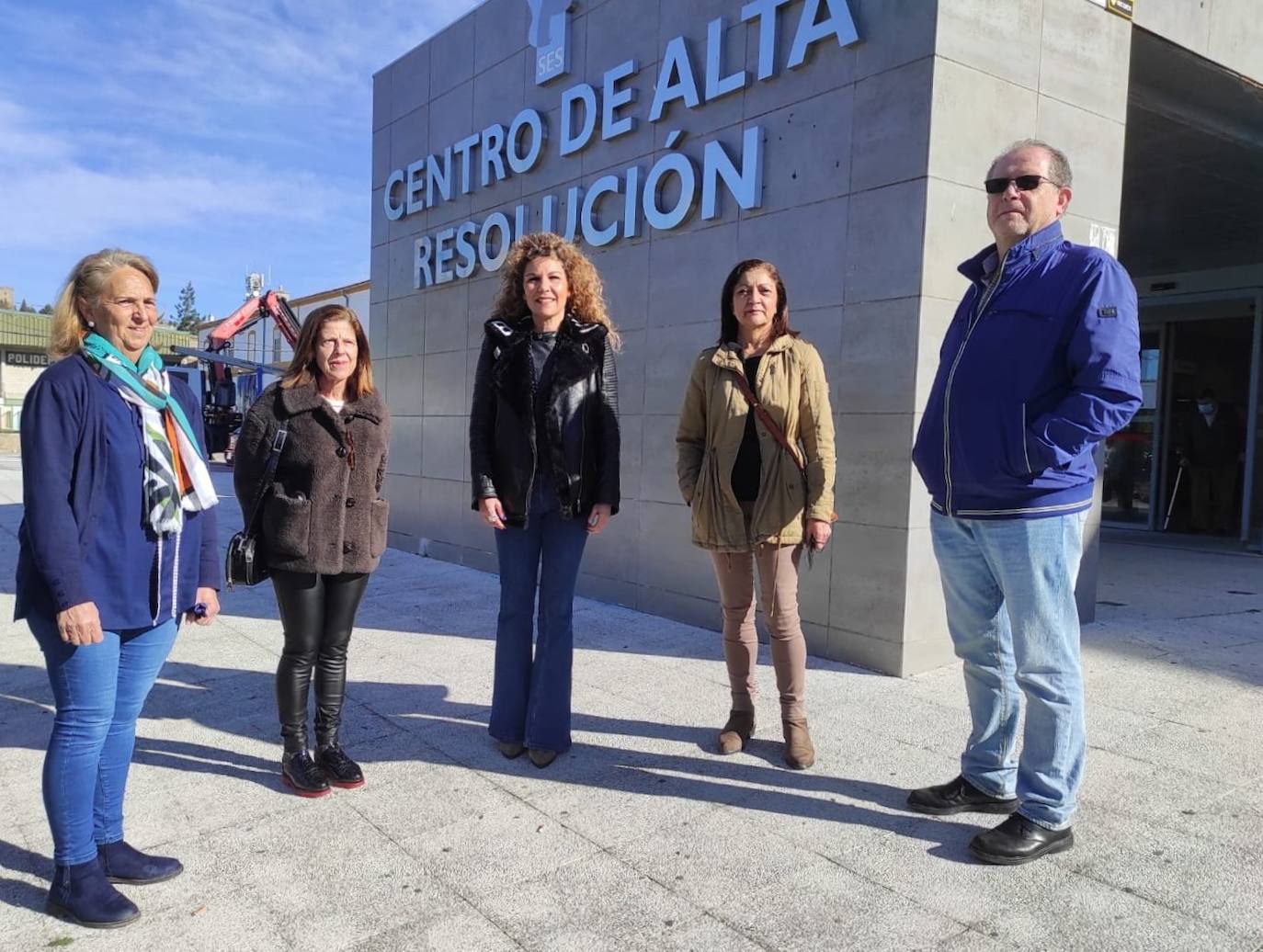 Inés Rubio junto a ediles del Partido Popular 