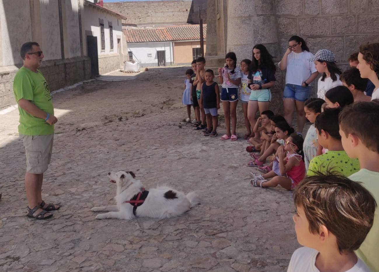 Mario Gilabert en el campamento urbano 