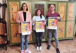 Sonia Bejarano, Gabriela Carvajal y José María Tovar.