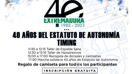 San Lázaro acoge actividades físicas por los 40 años del Estatuto de Autonomía