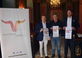 Javier Cortés, José Antonio Redondo y Enrique Luján