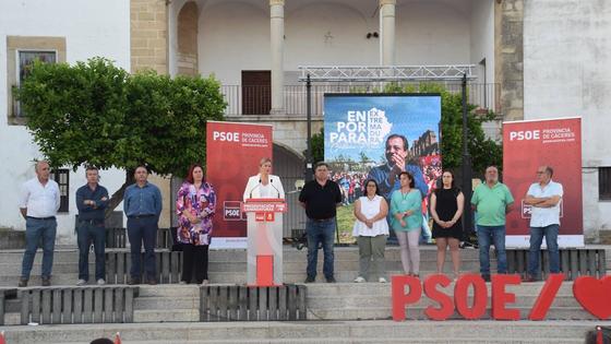 Redondo remarca que el camino de los socialistas es «el respeto y la honradez»