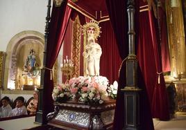 La imagen de la Patrona
