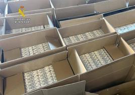 Detenido un transportista con 42.000 cajetillas de tabaco de contrabando