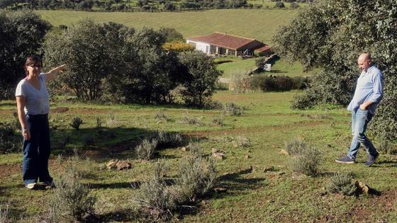 Catherine, una inquieta agricultora belga en la comarca trujillana