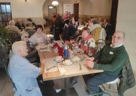 Participantes de la comida de 'Granders amigos'
