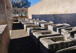 Una zona del lavadero ya adecentado.