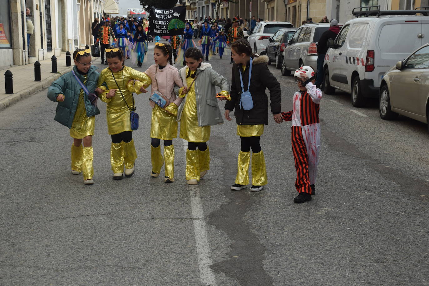 Las dos agrupaciones participantes Pavo Real y Yupik 