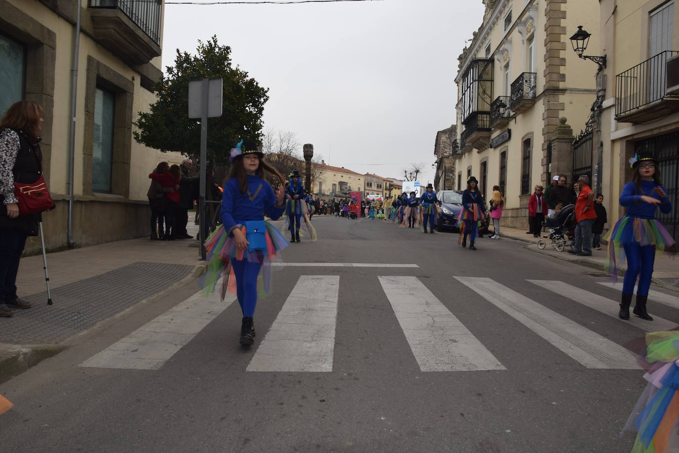 Las dos agrupaciones participantes Pavo Real y Yupik 
