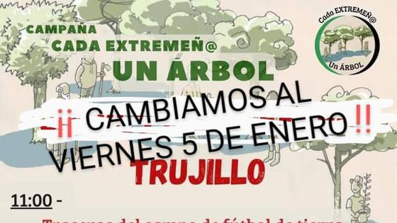 La lluvia hace que la plantación de árboles y arbustos se traslade a mañana