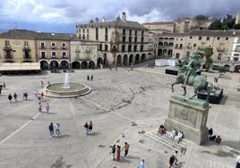 La plaza Mayor trujillana