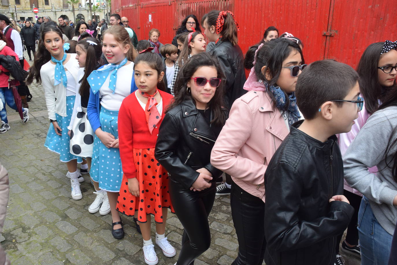 Un carnaval de cine, con el Sagrado Corazón de Jesus