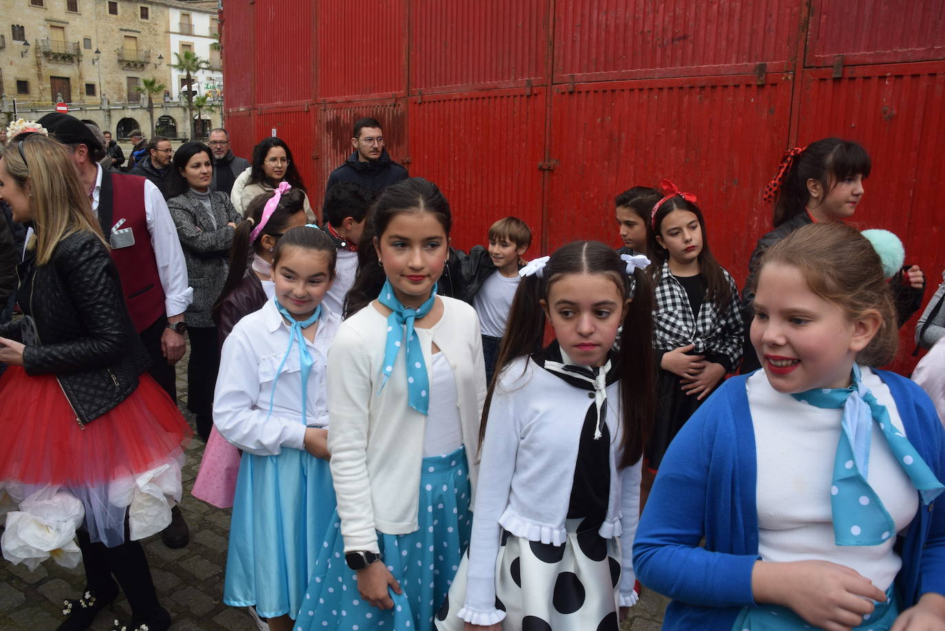 Un carnaval de cine, con el Sagrado Corazón de Jesus