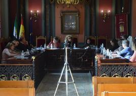 Sesión plenaria celebrada ayer.