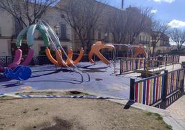 La zona cerrada en el paseo Ruiz de Mendoza