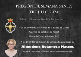 San Francisco acoge esta tarde el pregón de Semana Santa