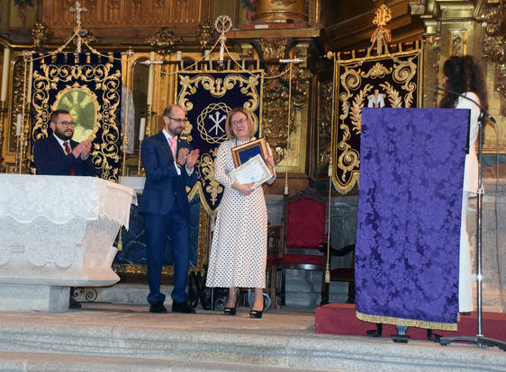 Almudena Retamosa ofrece un emotivo pregón de Semana Santa, muy aplaudido