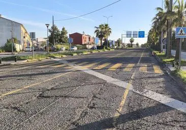 La obra en la avenida de Extremadura estará lista para la Feria del Queso