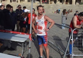 Javi Alvarado, en la media maratón de Trujillo