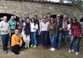 Participantes de la jornada campestre