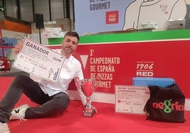 Eric Vaquero, tras ganar el campeonato nacional