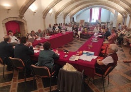 Una de las sesiones de los Coloquios Históricos, en una edición anterior.