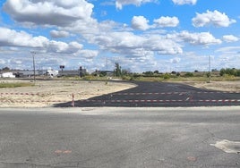 Obras aledañas al recinto ferial.