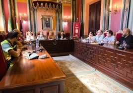 Junta Local de Seguridad celebrada hace unos días en el Ayuntamiento trujillano.