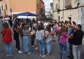 Ambiente festivo en las fiestas patronales.