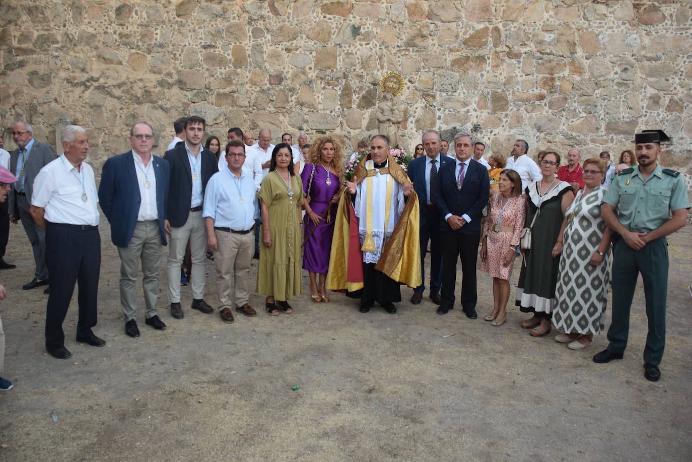 Bajada de la Patrona a la iglesia de San Martín
