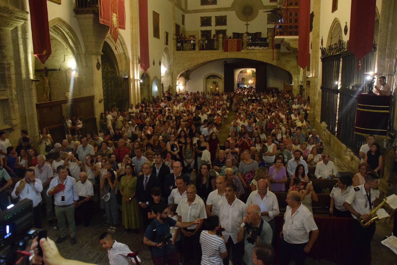 Bajada de la Patrona a la iglesia de San Martín