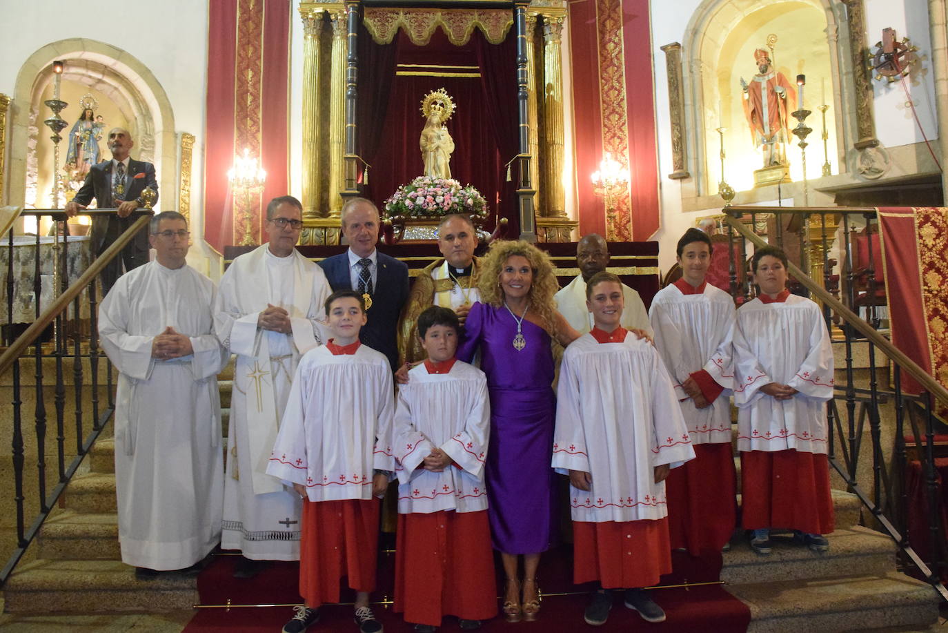 Bajada de la Patrona a la iglesia de San Martín