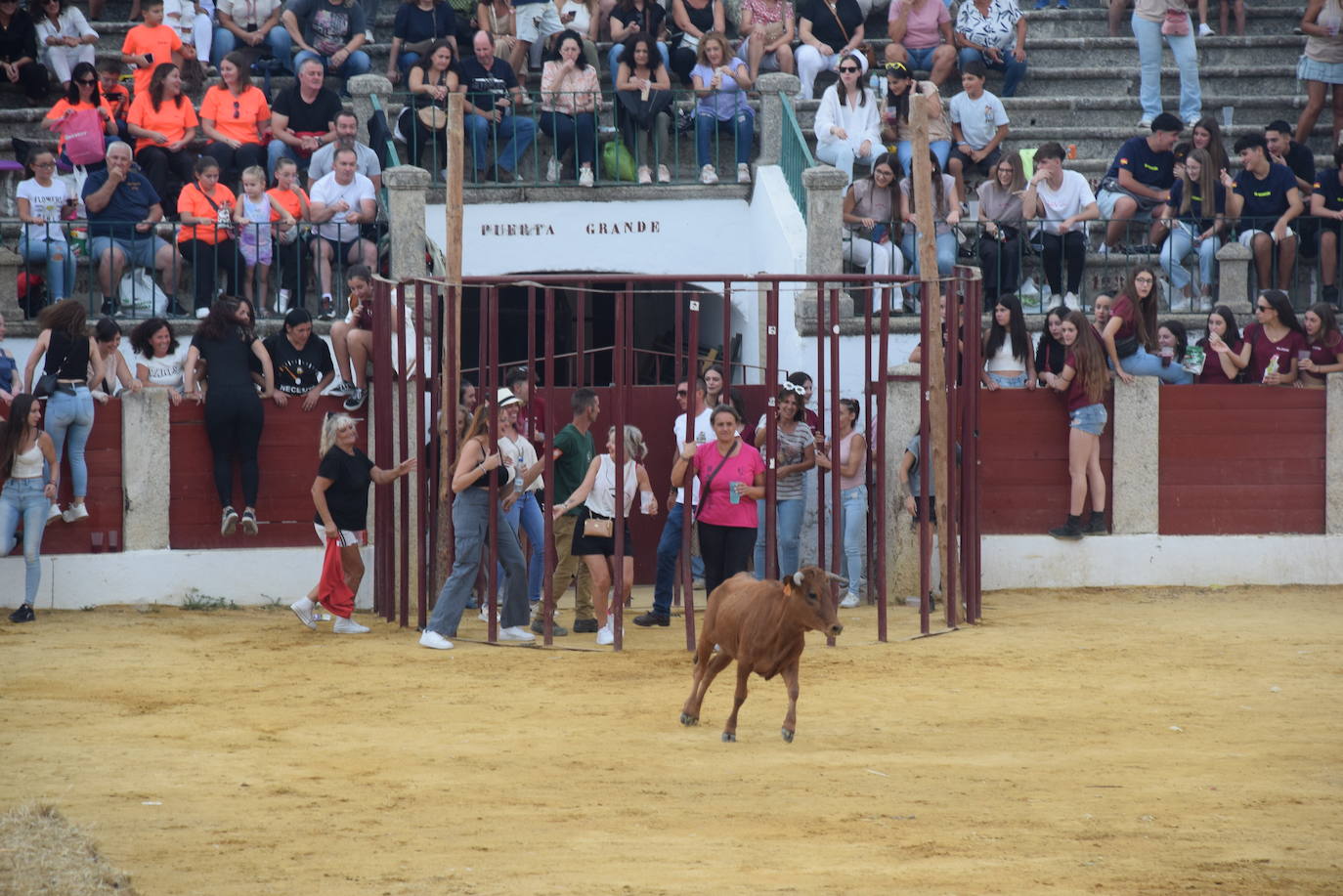 Gran ambiente en el día de la capea de las mujeres