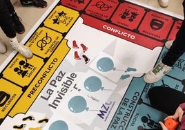 Muestra del tablero de grandes dimensiones del proyecto