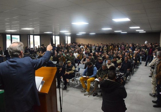 Subasta de vacuno en la feria Agroganadera.