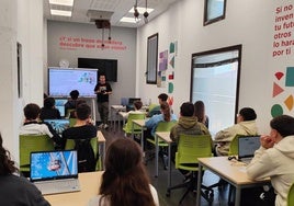 Una de las sesiones impartidas hace unos días.