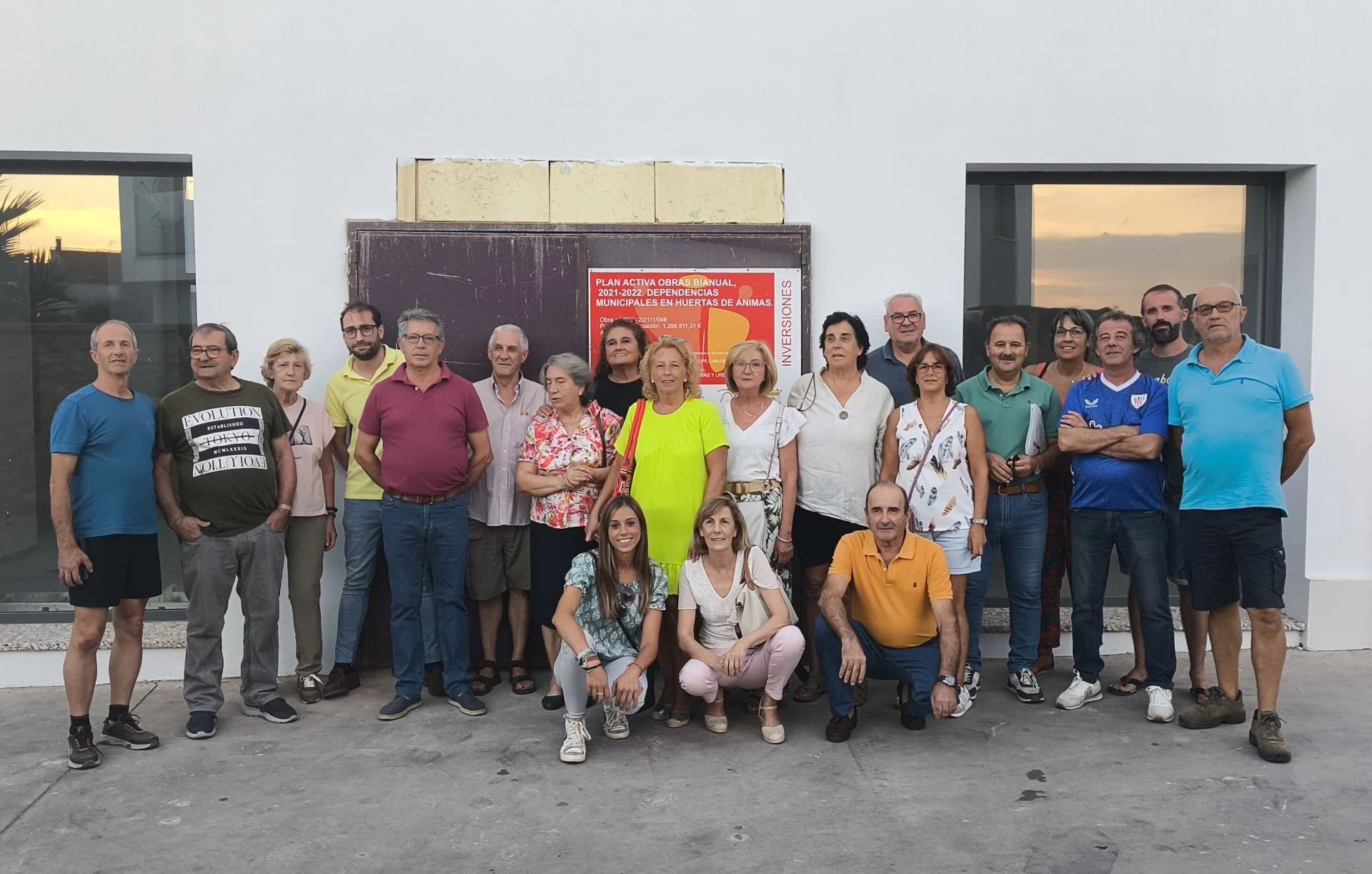 Integrantes de colectivos de Huertas de Ánimas.