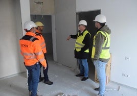 Visita a las instalaciones, el pasado viernes.