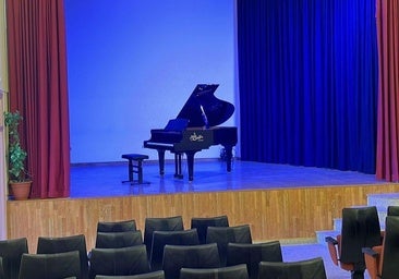 Todo preparado para el recital