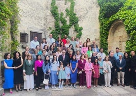 Participantes en el homenaje a Manuel Rubio