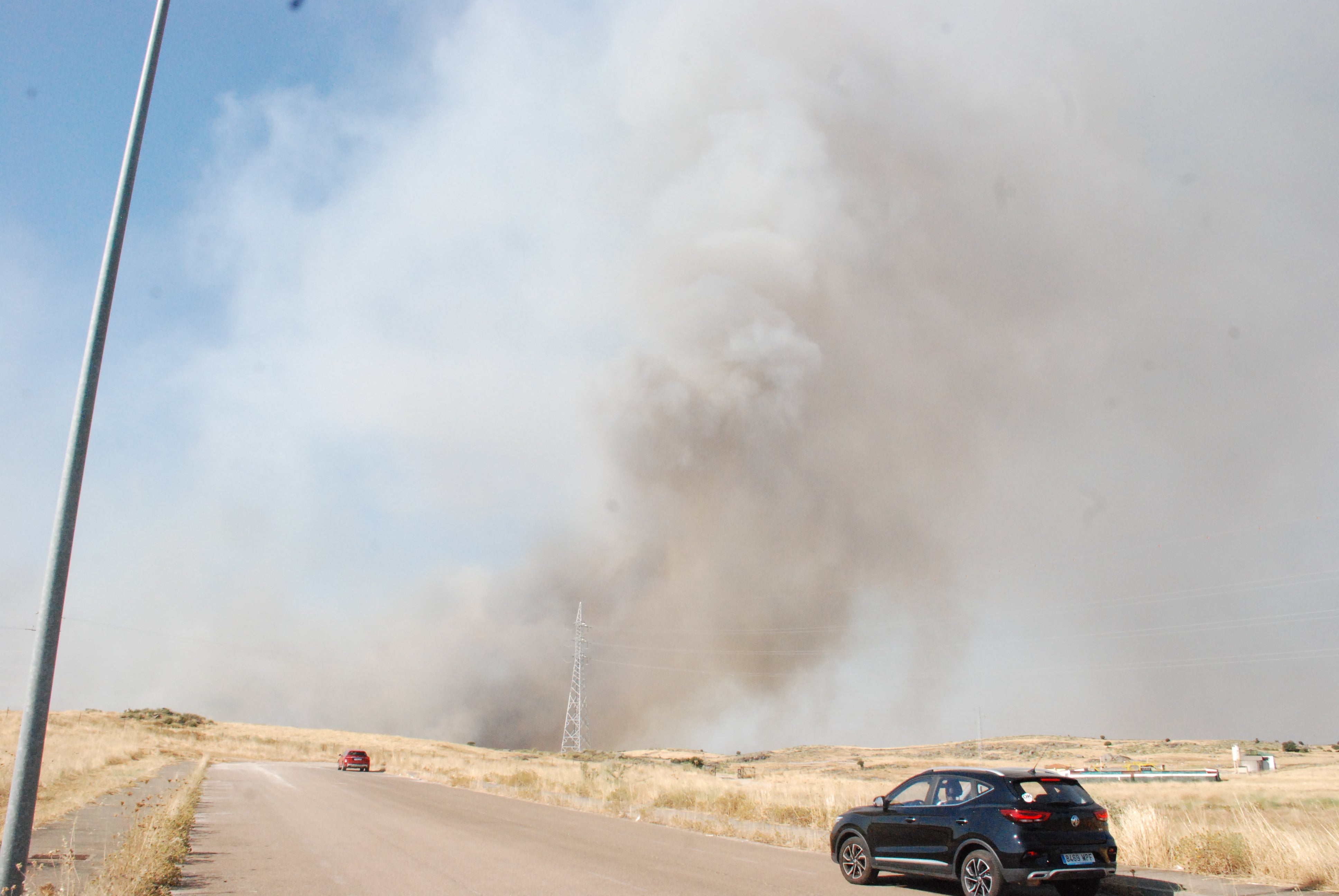 El incendio de este miércoles mantuvo en vilo a muchos vecinos