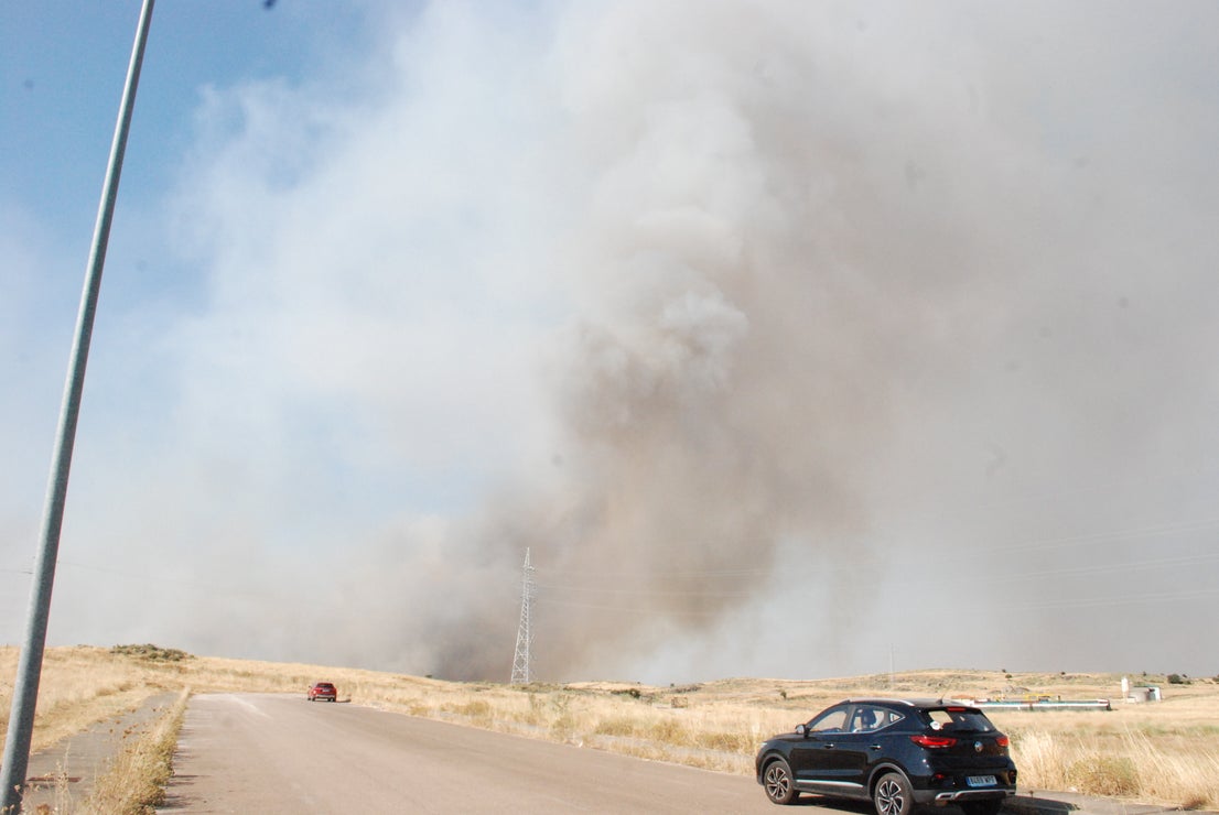 El incendio de este miércoles mantuvo en vilo a muchos vecinos