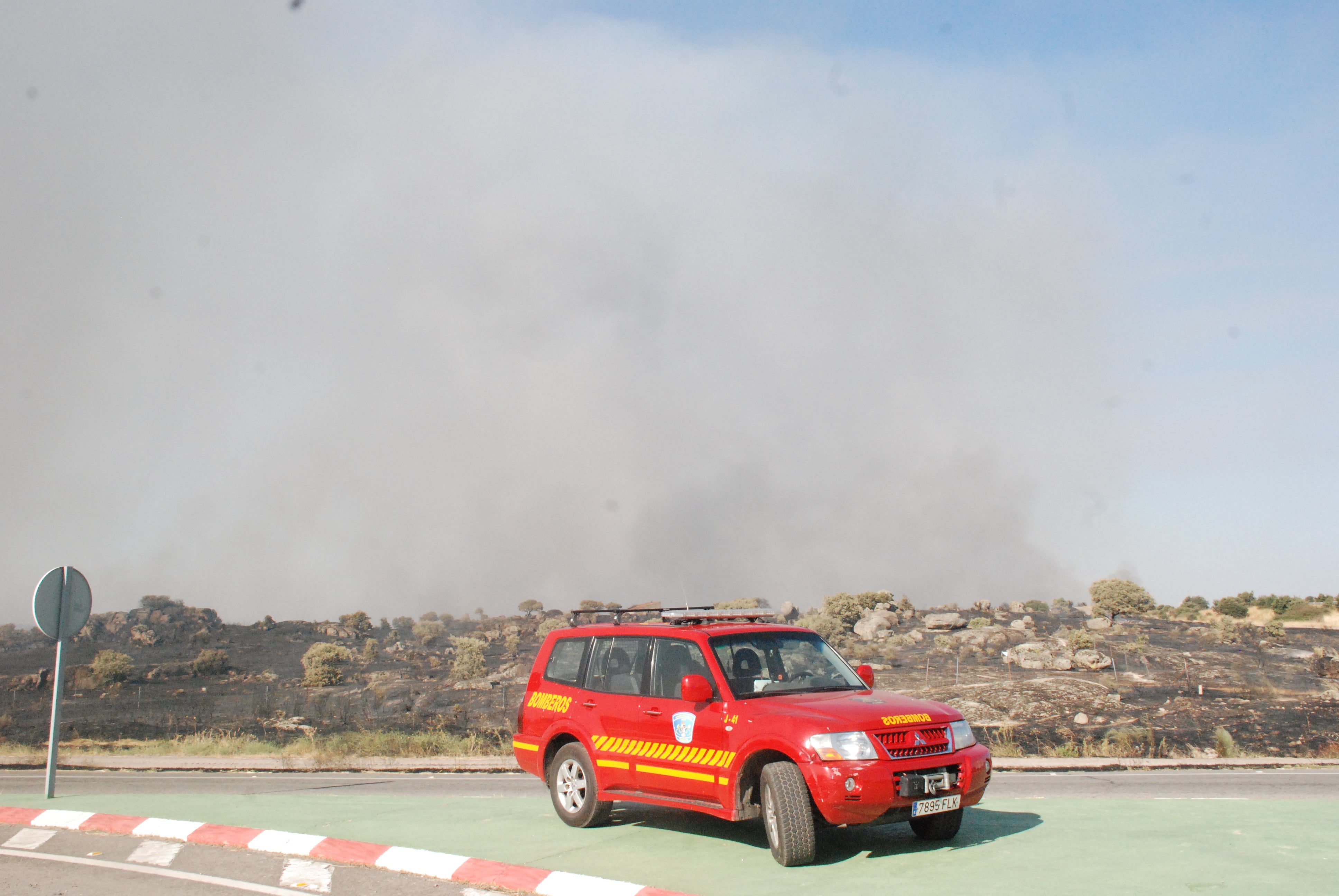 El incendio de este miércoles mantuvo en vilo a muchos vecinos