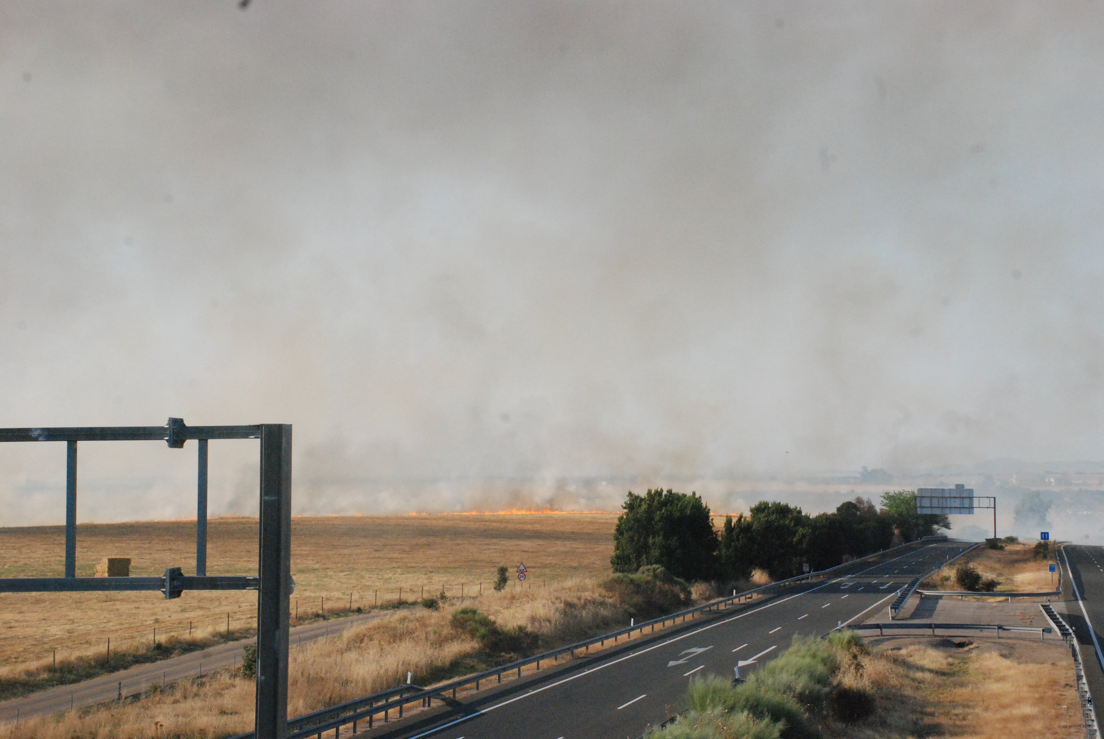 El incendio de este miércoles mantuvo en vilo a muchos vecinos