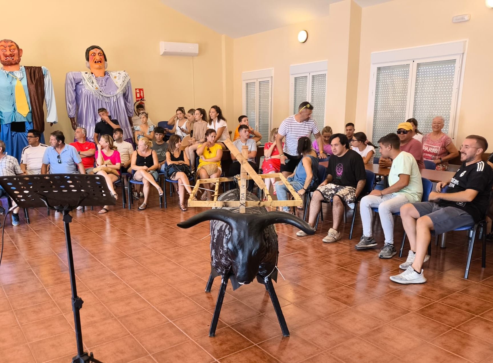 El toro de juego, en una reunión que se realizó el año pasado en Belén, tras la suspensión de la actividad