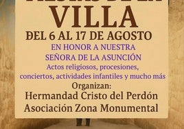 Actos religiosos, música y actividades infantiles, en las fiestas de La Villa