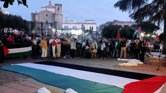Concentración en apoyo del pueblo palestino