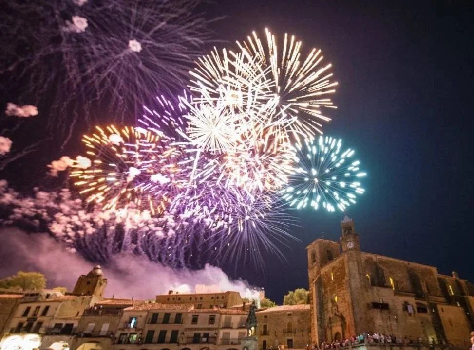 Fuegos artificiales en una edición anterior.