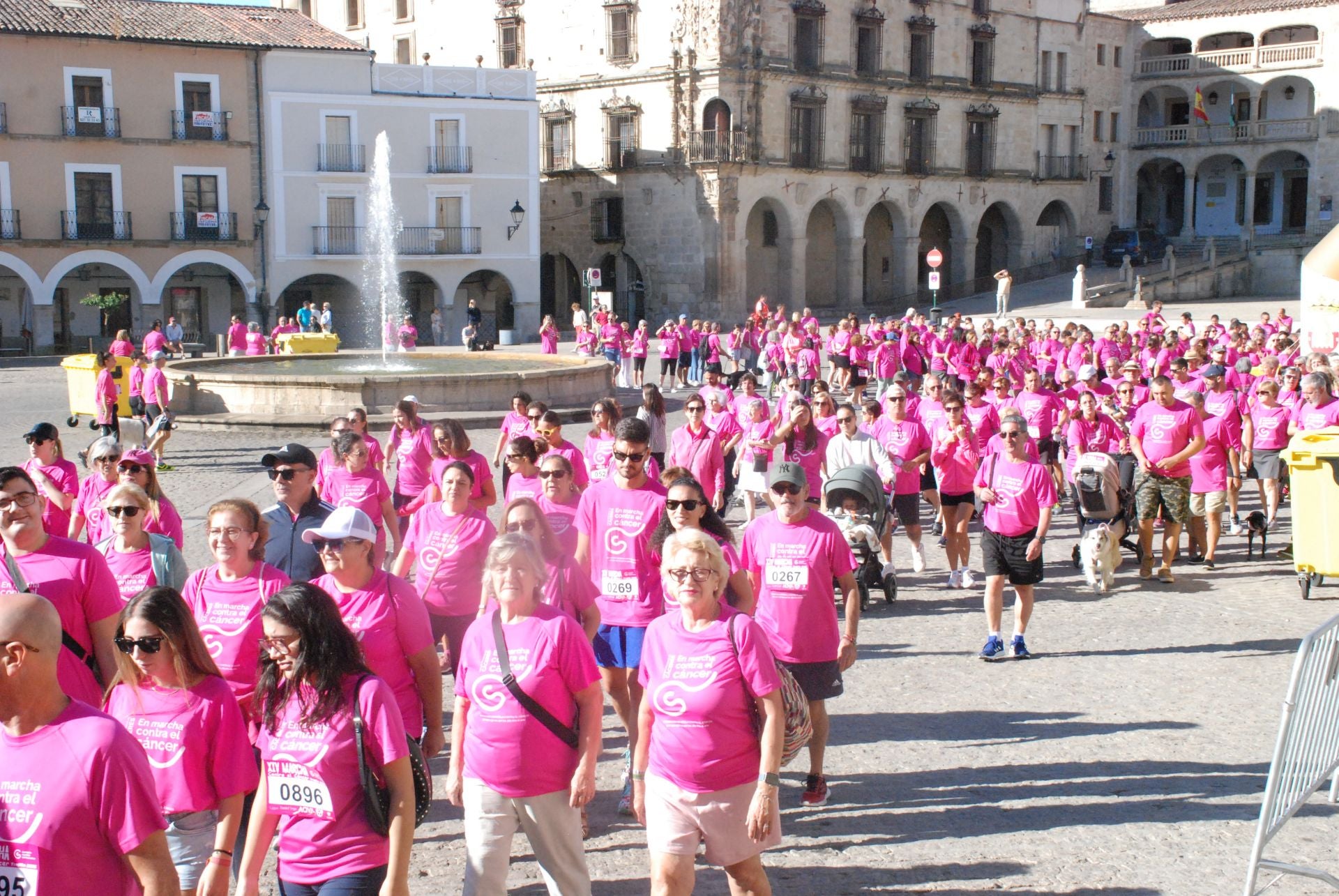 El rosa invade las calles para luchar contra el cáncer