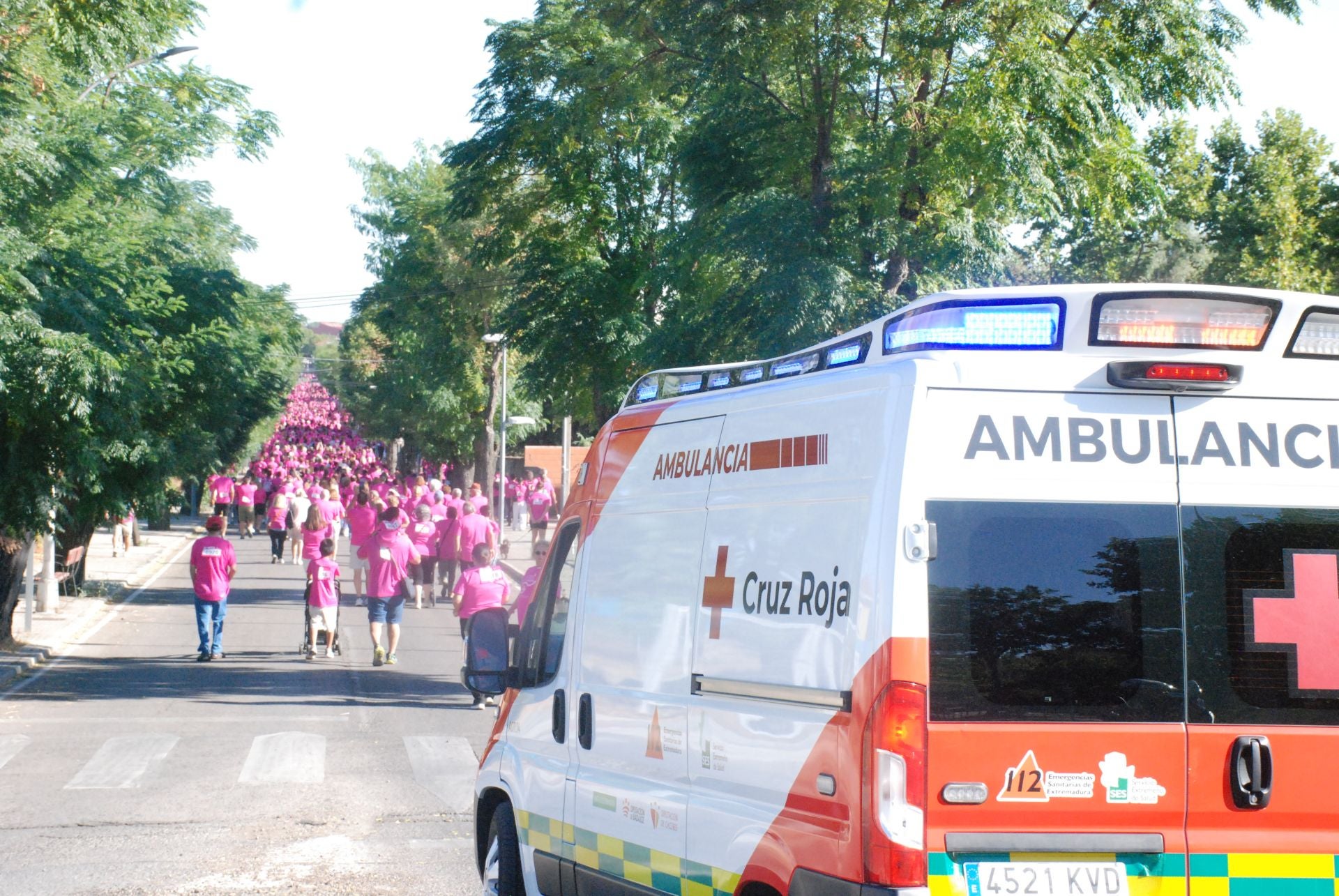 El rosa invade las calles para luchar contra el cáncer